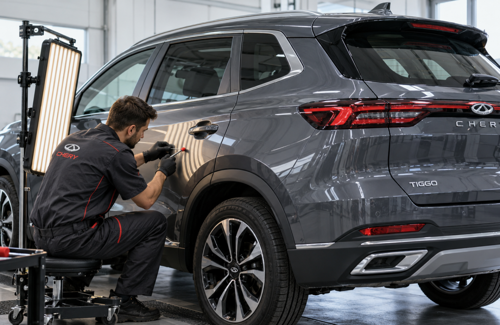Chery karosszériajavítás és fényezés - Chery Gyulai Budapest