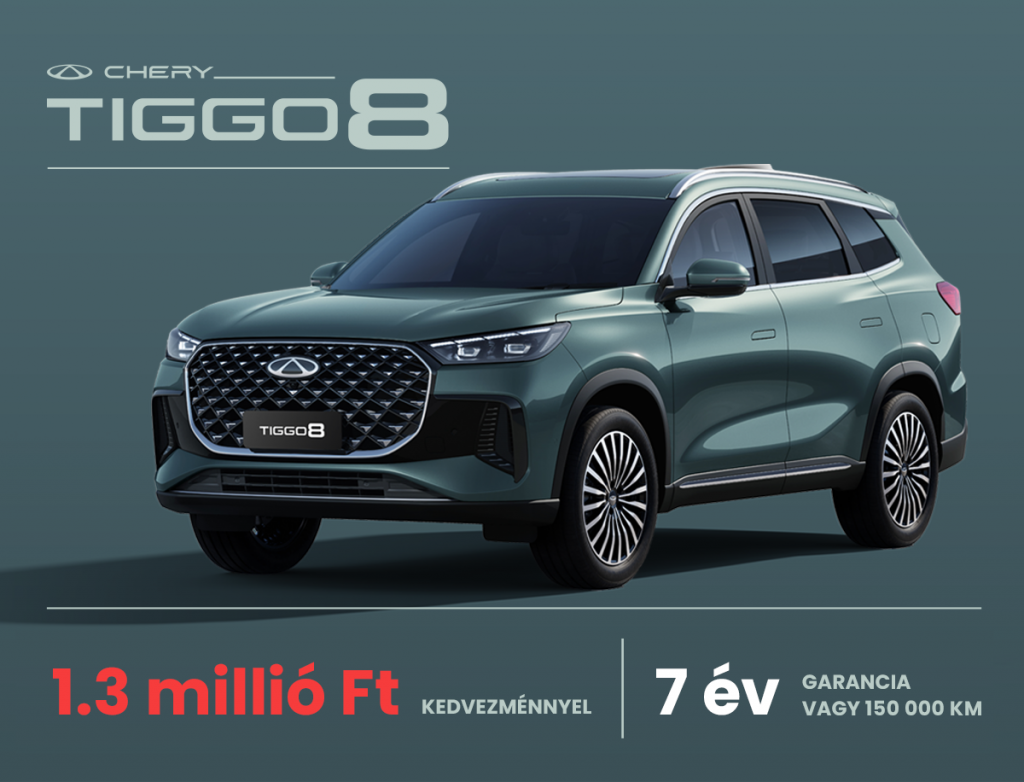 Chery TIGGO 8 - Műsuaki adatok - Chery Gyulai